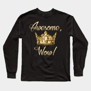 Awesome wow Hamilton Long Sleeve T-Shirt